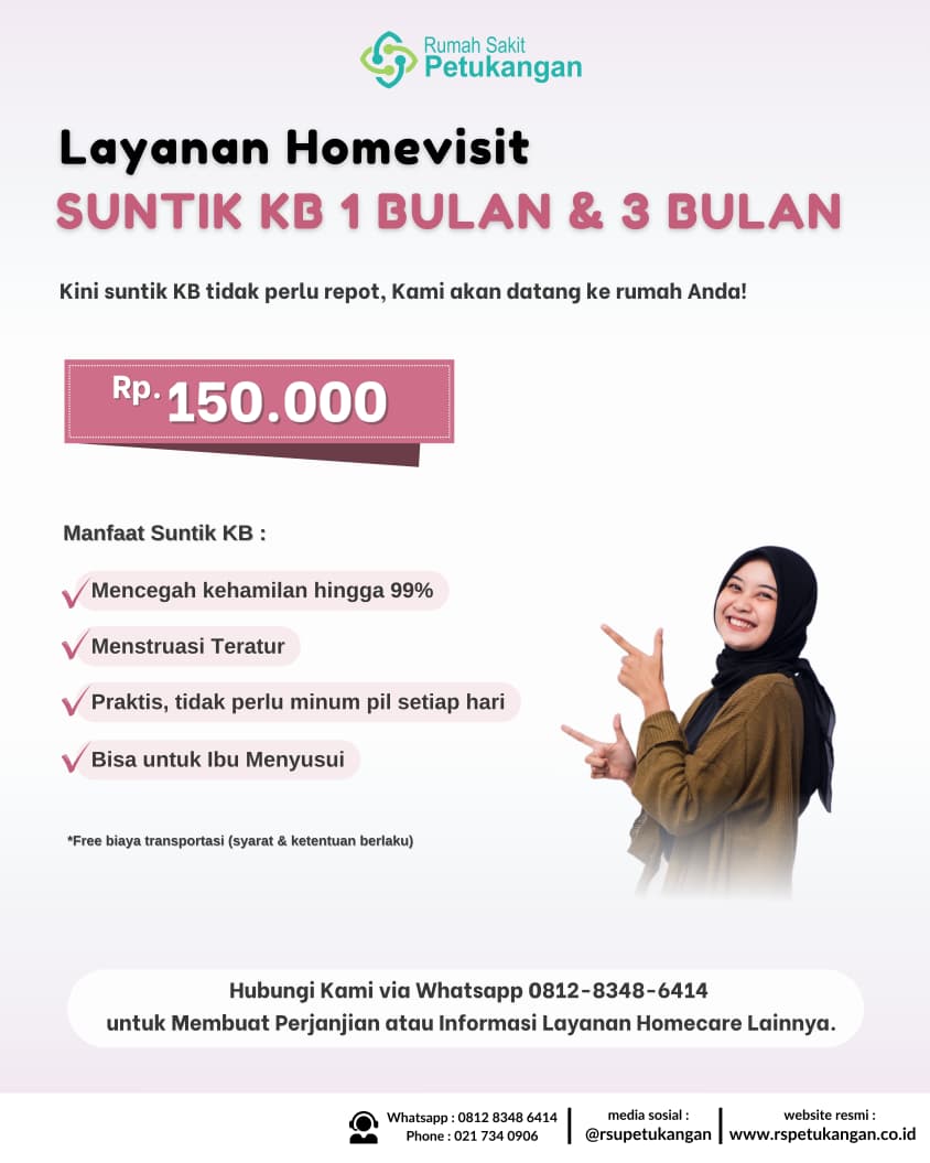 Layanan Homevisit - Suntik KB 1 dan 3 Bulan